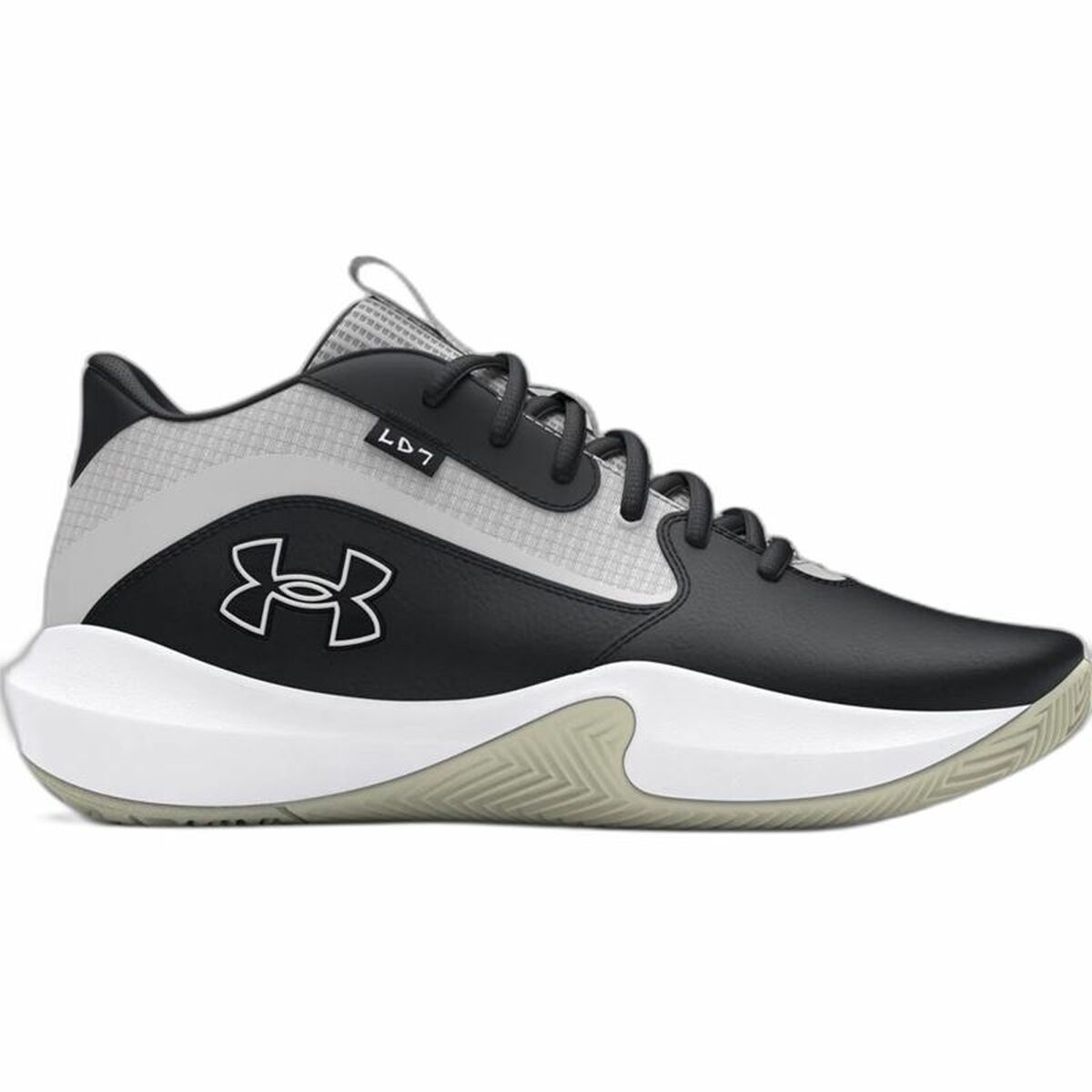 Basketball Shoes for Adults Under Armour Lockdown 7 Black 45