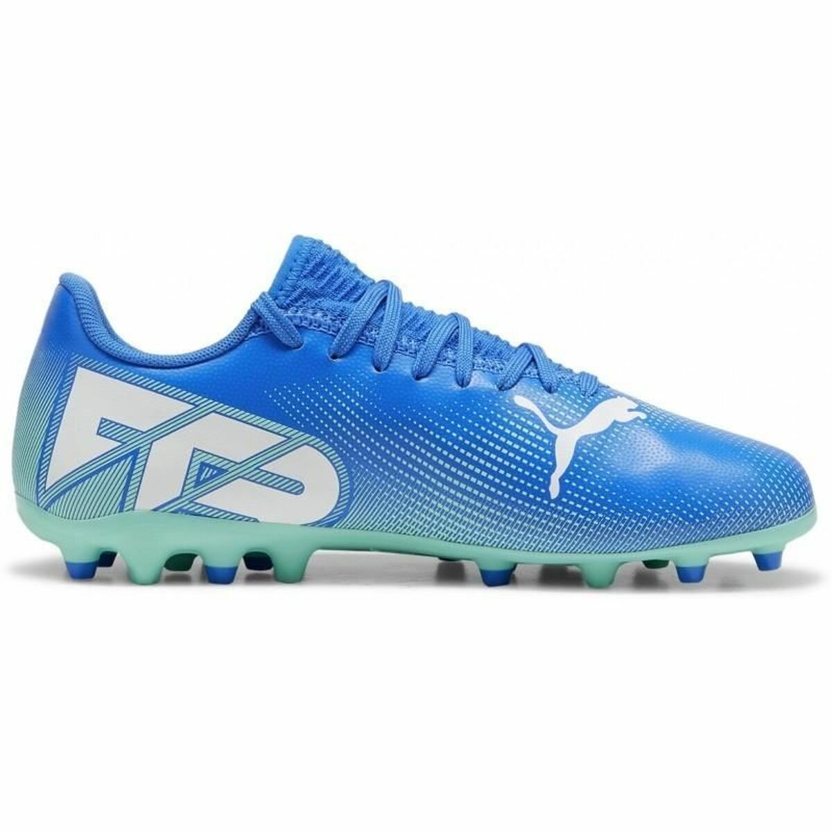 Childrens Football Boots Puma Future 7 Play Mg Blue 38.5