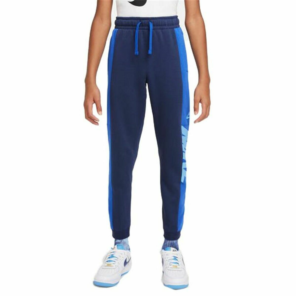 Children's Tracksuit Bottoms Nike Sportswear  Blue 7-8 Years