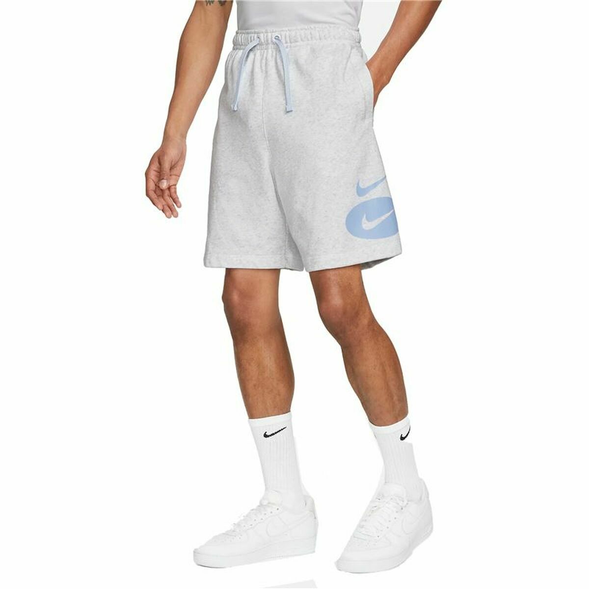 Men's Sports Shorts Nike Sportswear Swoosh League Grey XS