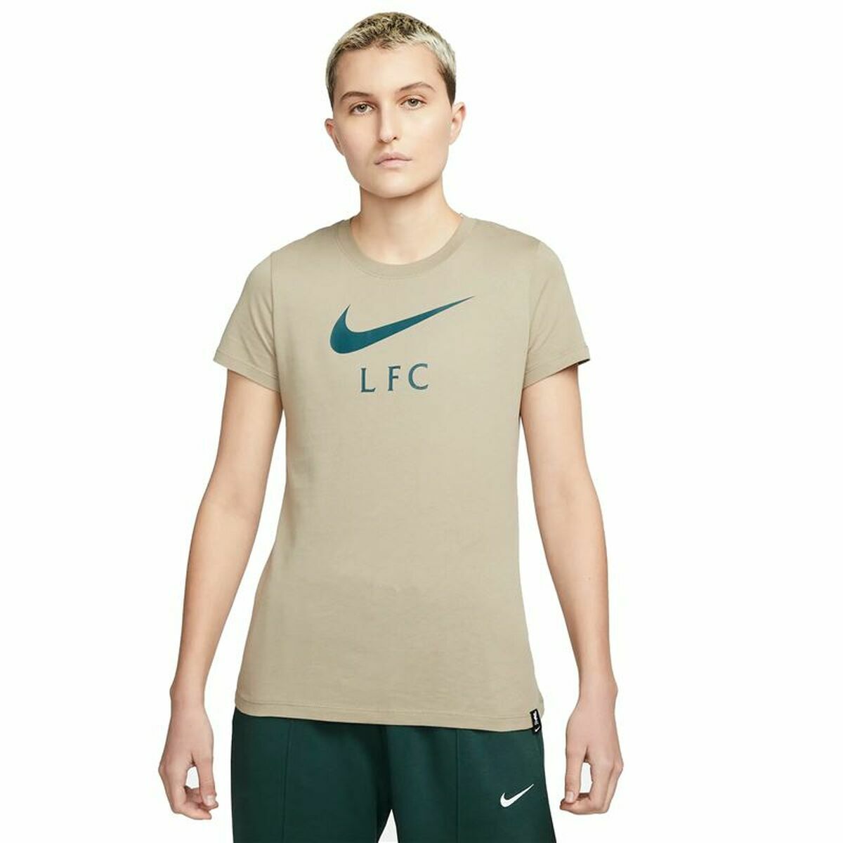 Women’s Short Sleeve T-Shirt Nike Liverpool FC Brown M
