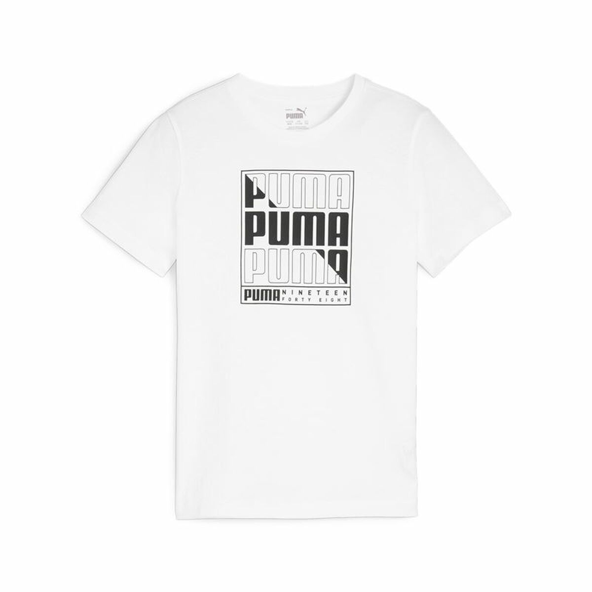 Child's Short Sleeve T-Shirt Puma Graphic 9-10 Years