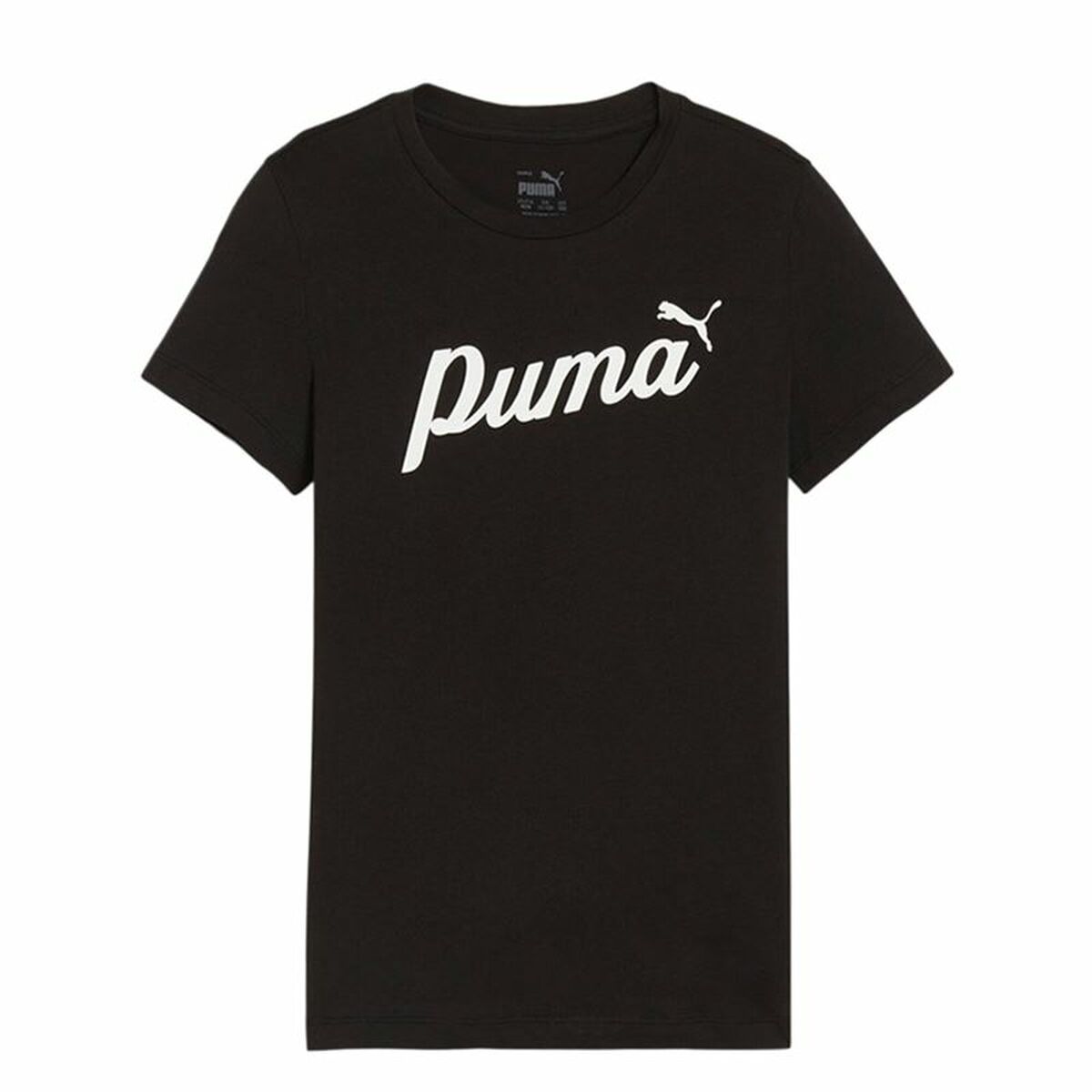 Child's Short Sleeve T-Shirt Puma Essentials + Script 15-16 Years