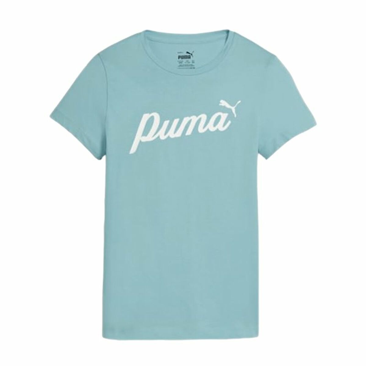 Child's Short Sleeve T-Shirt Puma Essentials+ Script 9-10 Years