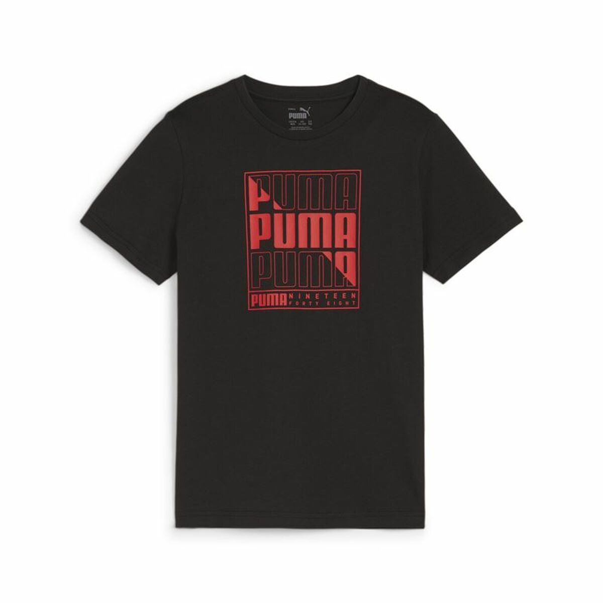Child's Short Sleeve T-Shirt Puma Graphic 11-12 Years