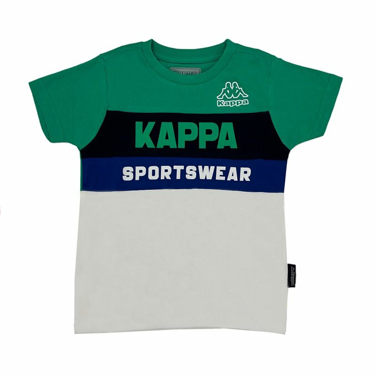 Child's Short Sleeve T-Shirt Kappa 8036M00058 Blue 10 Years