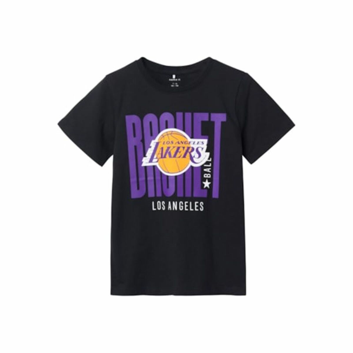 T-shirt Name It NBA Black 7-8 Years